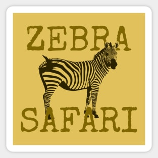 Zebra Safari Sticker